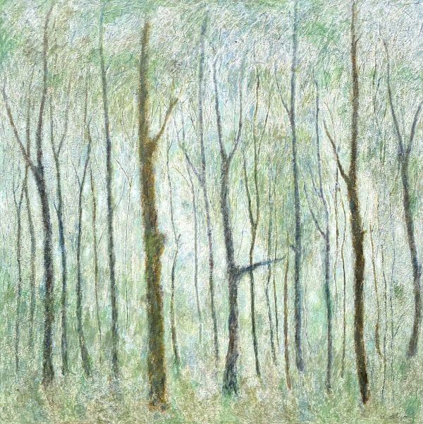 第74回 光陽展　名誉委員　小森　愼三　（ｺﾓﾘ ｼﾝｿﾞｳ）　風の道　(油）S100